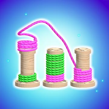 Rope Color Sort 3D game